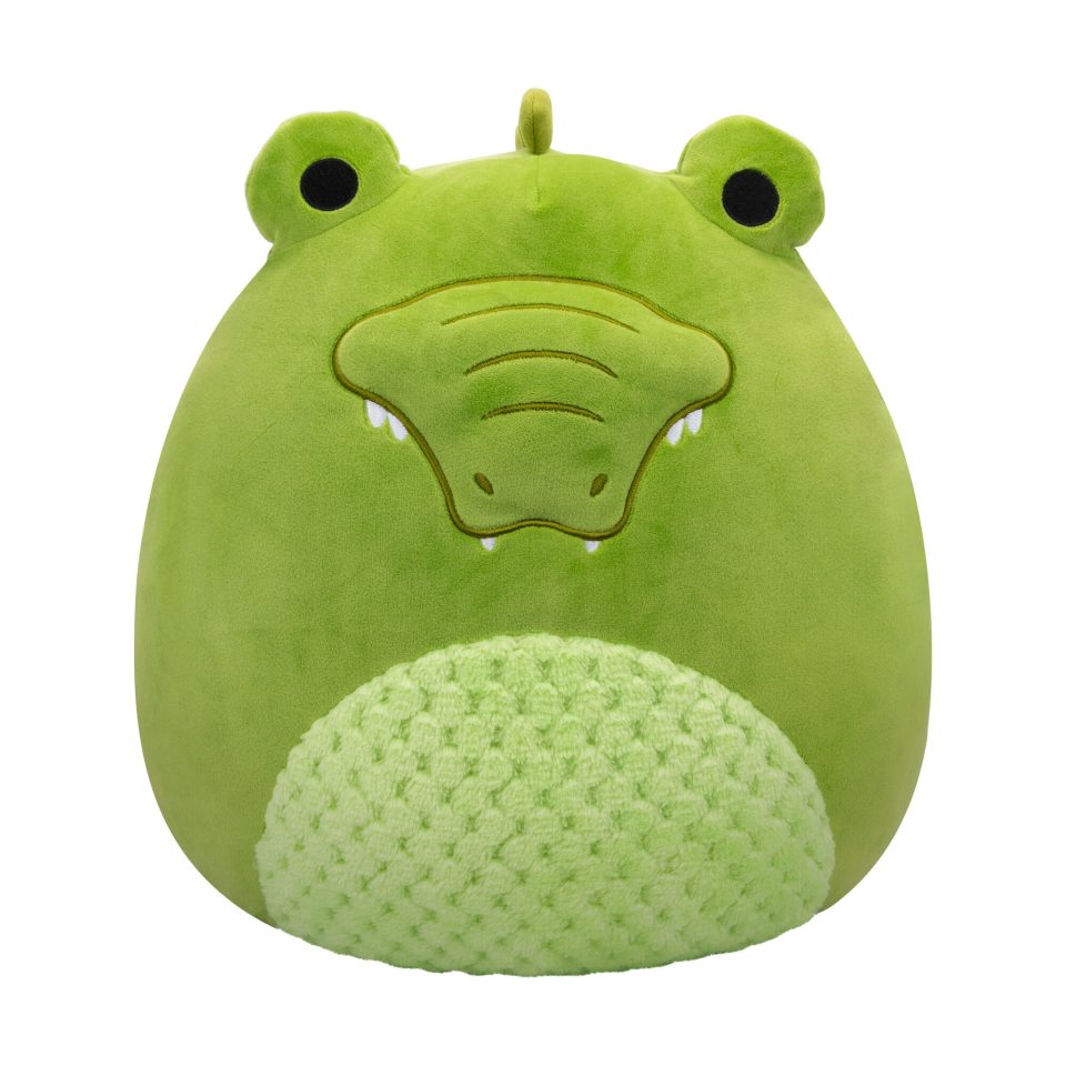 12-Inch Mopes the Green Alligator with Textured Belly