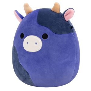 8-Inch Ingred the Purple and Black Spotted Cow