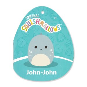 16-Inch John-John the Slate Blue Dino With White Belly