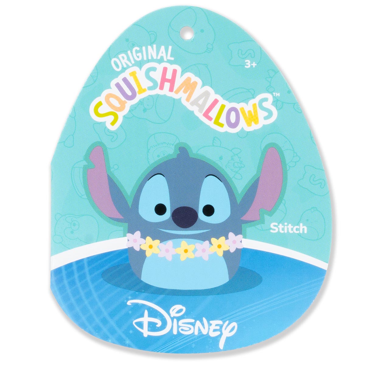 SQDI01088_IPM_SQDI01071_SQDI_MediumPlush10Squishmallows_Disney_StitchWearingLei_CPof6_TagFig01_lpr.jpg